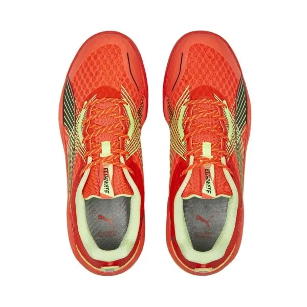 Puma Eliminate Power Nitro II Unisex halová obuv, červená, veľkosť 47