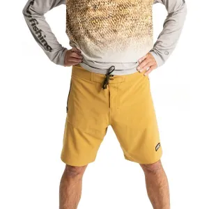 ADVENTER & FISHING UV SHORTS Pánske rybárske kraťasy, žltá, veľkosť