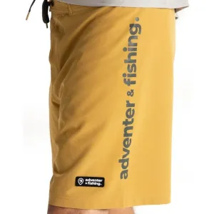 ADVENTER & FISHING UV SHORTS Pánske rybárske kraťasy, žltá, veľkosť