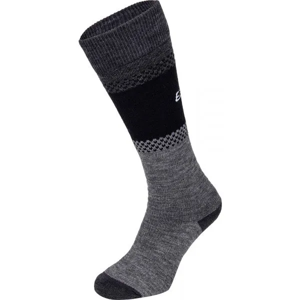 Eisbär SKI COMFORT 2 PACK Dámske členkové ponožky, tmavo sivá, veľkosť 43-46