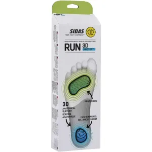Sidas RUN 3D PROTECT Vložky do obuvi, zelená, veľkosť 37-38