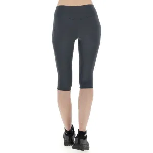Lotto RUNNING III LEGGINGS Dámske 3/4  legíny, tmavo sivá, veľkosť