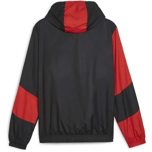Puma AC MILAN PREMATCH WOVEN JACKET Pánska bunda, čierna, veľkosť