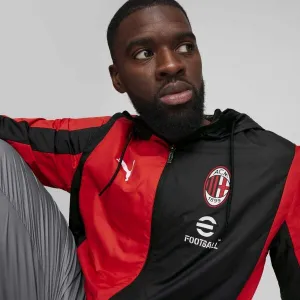 Puma AC MILAN PREMATCH WOVEN JACKET Pánska bunda, čierna, veľkosť