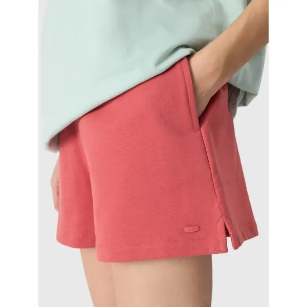 Women's 4F Tracksuit Shorts - Coral