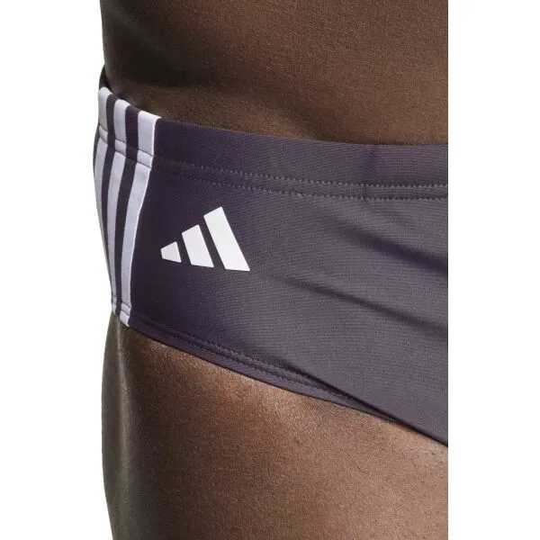 adidas CLASSIC 3-STRIPES SWIM TRUNKS Pánske plavky, tmavo sivá, veľkosť
