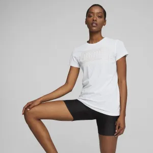 Puma PERFORMANCE LOGO FILL TEE REC Q4 Dámske tričko, biela, veľkosť