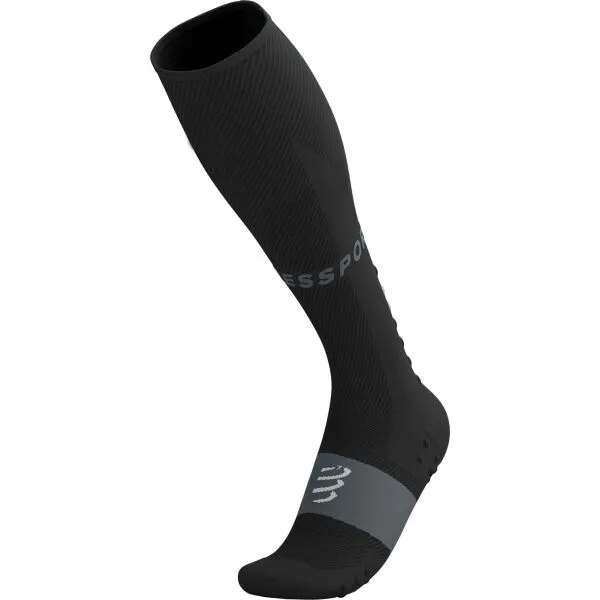 Compressport FULL SOCKS OXYGEN Kompresné lyžiarske podkolienky, čierna, veľkosť