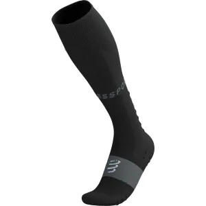 Compressport FULL SOCKS OXYGEN Kompresné lyžiarske podkolienky, čierna, veľkosť