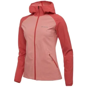 Columbia HEATHER CANYON HOODDED JACKET Dámska softshellová bunda, ružová, veľkosť