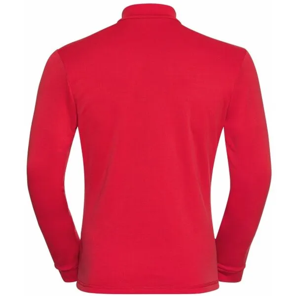 Odlo MID LAYER FULL ZIP BERRA Pánska mikina, červená, veľkosť