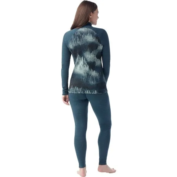 Smartwool CLASSIC THERMAL MERINO BL 1/4 ZIP Dámske termo tričko, tmavo modrá, veľkosť