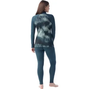 Smartwool CLASSIC THERMAL MERINO BL 1/4 ZIP Dámske termo tričko, tmavo modrá, veľkosť