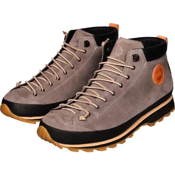 Lomer BIO NATURALE MID MTX SUEDE Dámska vychádzková obuv, sivá, veľkosť