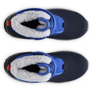 Jack Wolfskin VOJO SHELL TEXAPORE MID VC K Detská zimná obuv, tmavo modrá, veľkosť