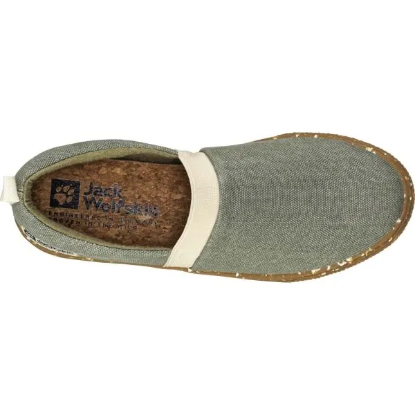 Jack Wolfskin ECOSTRIDE 3 ESPANDRILLE W Dámske espadrilky, svetlo zelená, veľkosť