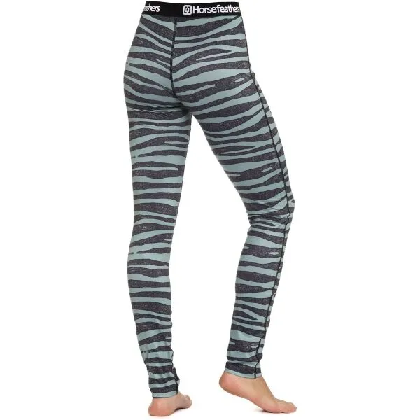 HORSEFEATHERS Termo nohavice Mirra - zebra BLUE velikost M