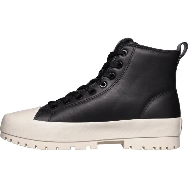 Calvin Klein LUGGED HYBRID LOW NAPPA Dámska členková obuv, čierna, veľkosť