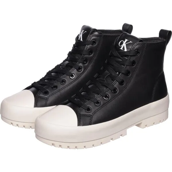 Calvin Klein LUGGED HYBRID LOW NAPPA Dámska členková obuv, čierna, veľkosť