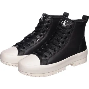 Calvin Klein LUGGED HYBRID LOW NAPPA Dámska členková obuv, čierna, veľkosť