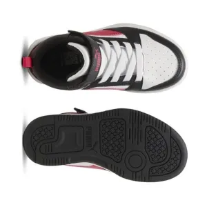 Puma REBOUND V6 MID AC+ PS Detská vychádzková obuv, biela, veľkosť 28