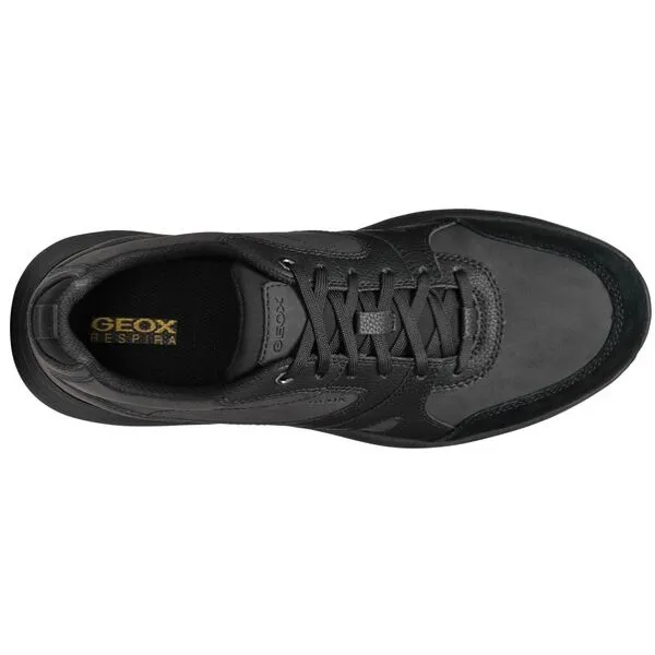Black men's sneakers Geox Molveno - Men's