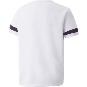 Puma TEAMRISE JERSEY JR Detské tričko, biela, veľkosť