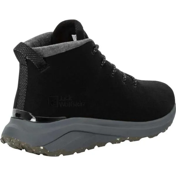 Jack Wolfskin CAMPFIRE WOOL MID W Dámska zimná obuv, čierna, veľkosť