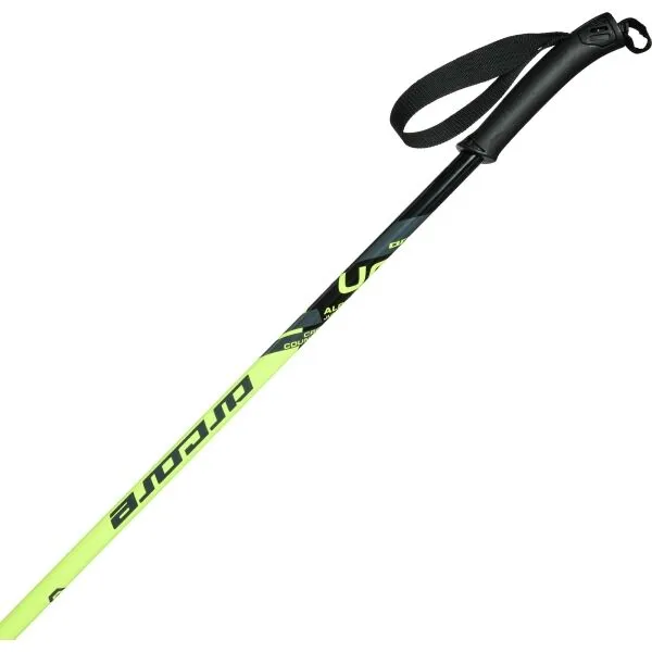 Arcore UCP ALPHA JR Juniorské bežecké palice, reflexný neón, veľkosť