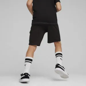 Puma ESSENTIALS CARGO SHORTS Detské šortky, čierna, veľkosť