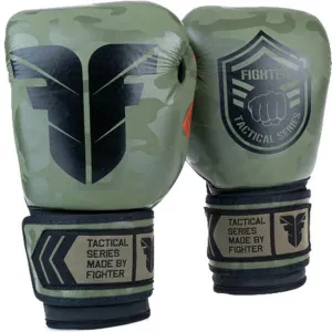 Fighter TACTICAL 12 OZ Boxerské rukavice, tmavo zelená, veľkosť