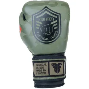 Fighter TACTICAL 12 OZ Boxerské rukavice, tmavo zelená, veľkosť