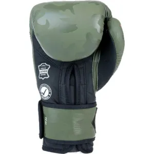Fighter TACTICAL 12 OZ Boxerské rukavice, tmavo zelená, veľkosť