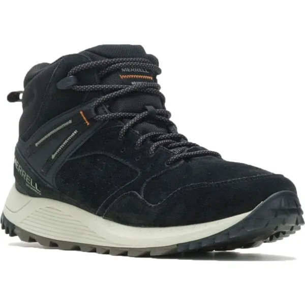 Merrell WILDWOOD SNEAKER BOOT MID WP Pánska outdoorová obuv, čierna, veľkosť 46
