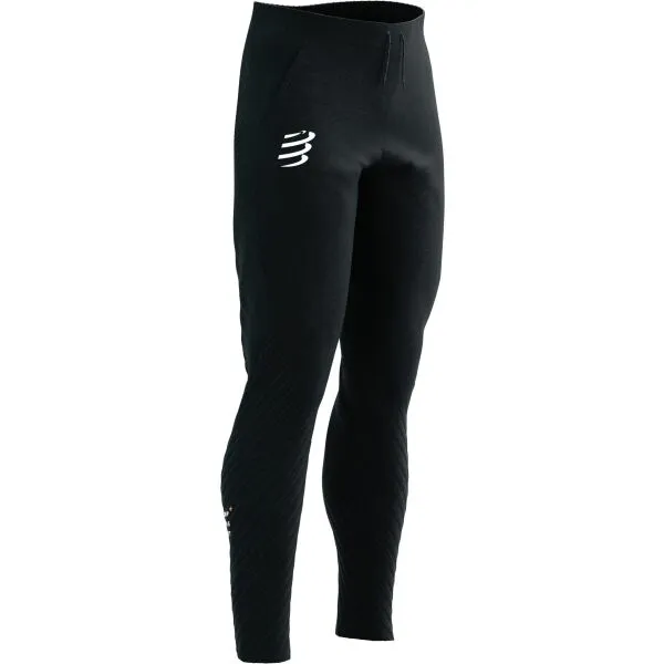 Nohavice Compressport Seamless Pants - black melange