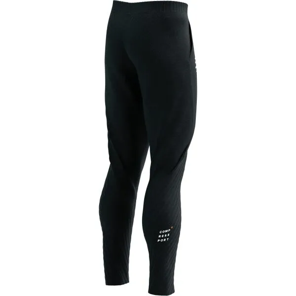 Nohavice Compressport Seamless Pants - black melange
