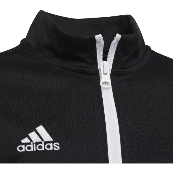 adidas ENT22 TK JKTY juniorská futbalová mikina, čierna, veľkosť
