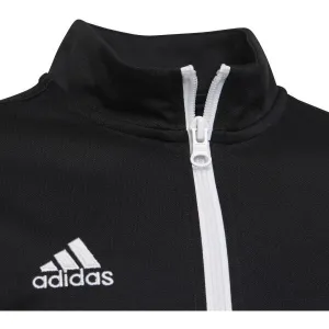 adidas ENT22 TK JKTY juniorská futbalová mikina, čierna, veľkosť