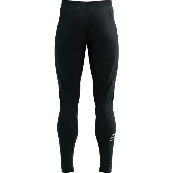 Nohavice Compressport Seamless Pants - black melange