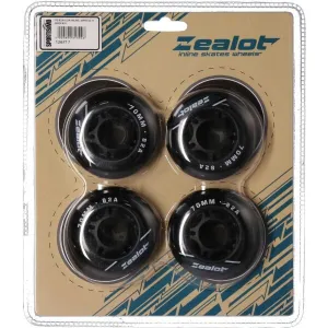 Zealot INLINE WHEELS 4 PACK 70-82A Set in-line koliesok, čierna, veľkosť