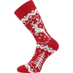 Lonka CHRISTMAS REINDEER 2PK Ponožky, biela, veľkosť 26-28