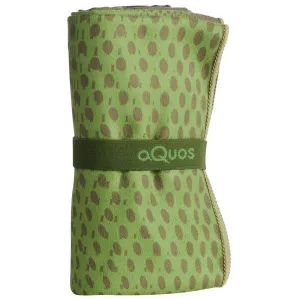 AQUOS TECH TOWEL 75x150 Rýchloschnúci športový uterák, zelená, veľkosť