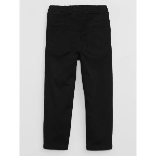 Čierne chlapčenský slim fit džínsy Gap