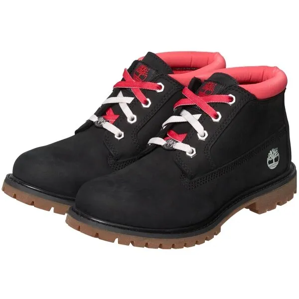 Timberland NELLIE CHUKKA DOUBLE WP BOOT Dámska vychádzková obuv, čierna, veľkosť 38