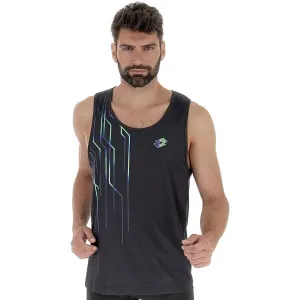 Lotto RUNNING III TANK Pánske bežecké tielko, čierna, veľkosť
