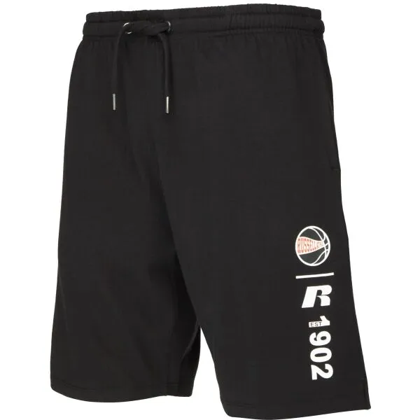 Russell Athletic SHORTS BASKET Pánske šortky, čierna, veľkosť