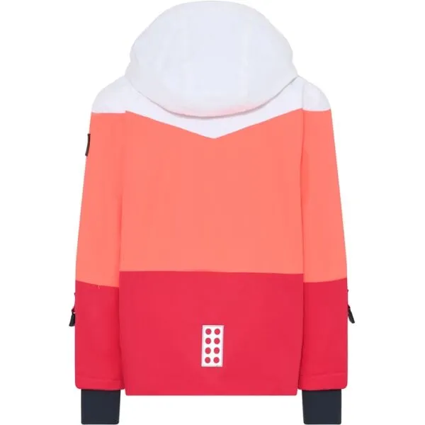 LEGO&reg; kidswear LWJESTED 708 JACKET Detská lyžiarska bunda, ružová, veľkosť