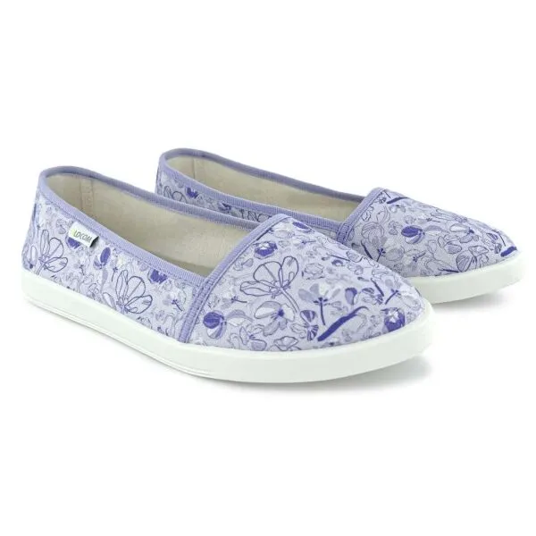 Oldcom ESPADRILKY PRINT Dámske espadrilky, fialová, veľkosť