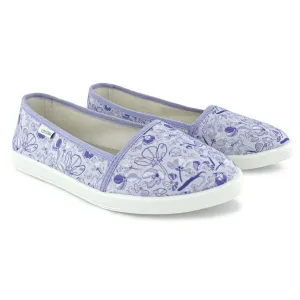 Oldcom ESPADRILKY PRINT Dámske espadrilky, fialová, veľkosť