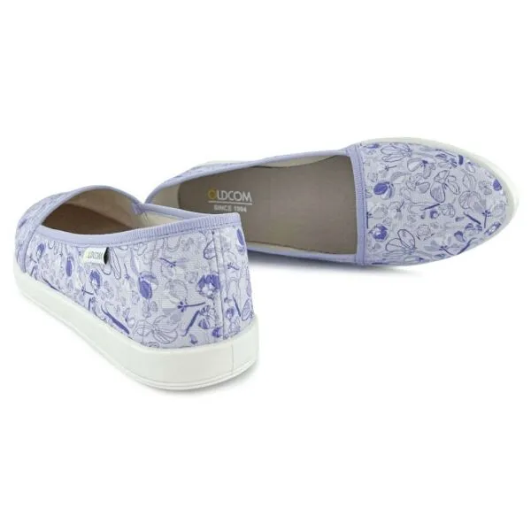 Oldcom ESPADRILKY PRINT Dámske espadrilky, fialová, veľkosť